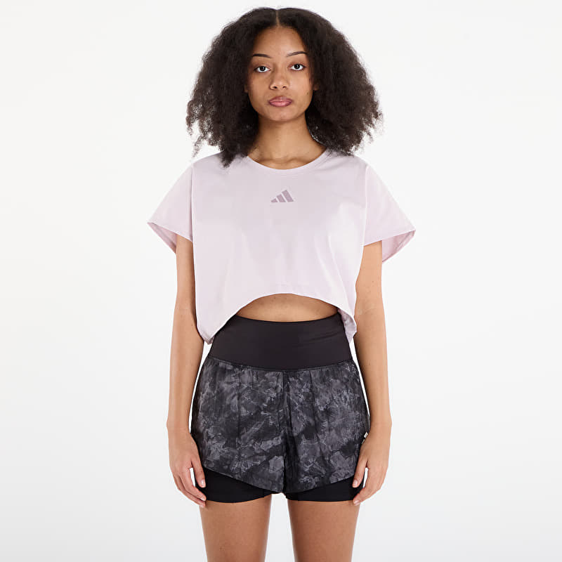 Футболка adidas Primelift Workout Cropped Boxy 3-Stripes Tank Ice Purple