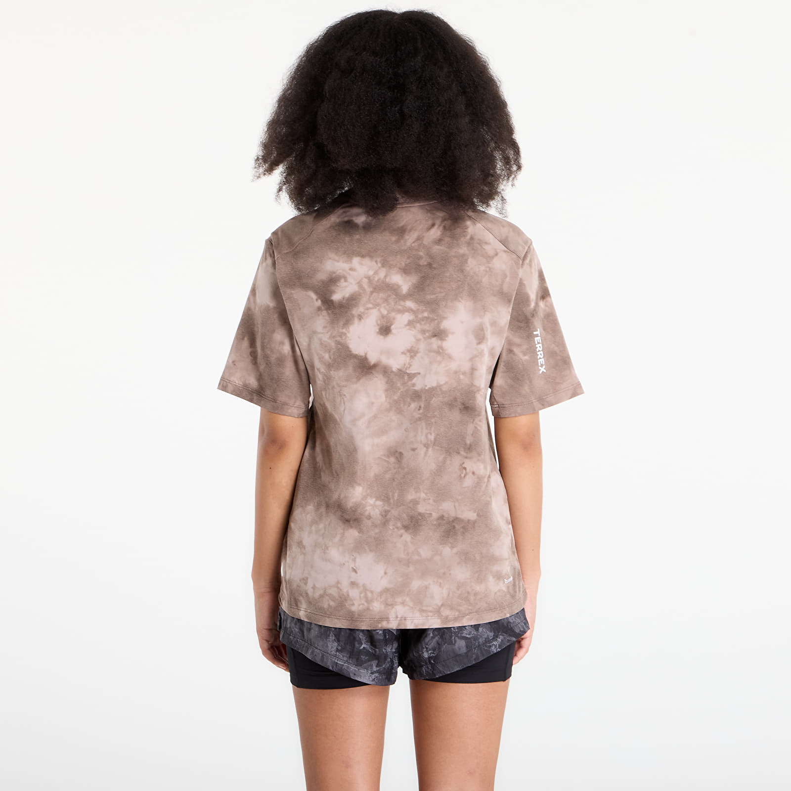 Ženske majice  adidas Terrex Multi Spray Dye T-Shirt Wonder Taupe/ Earth Strata