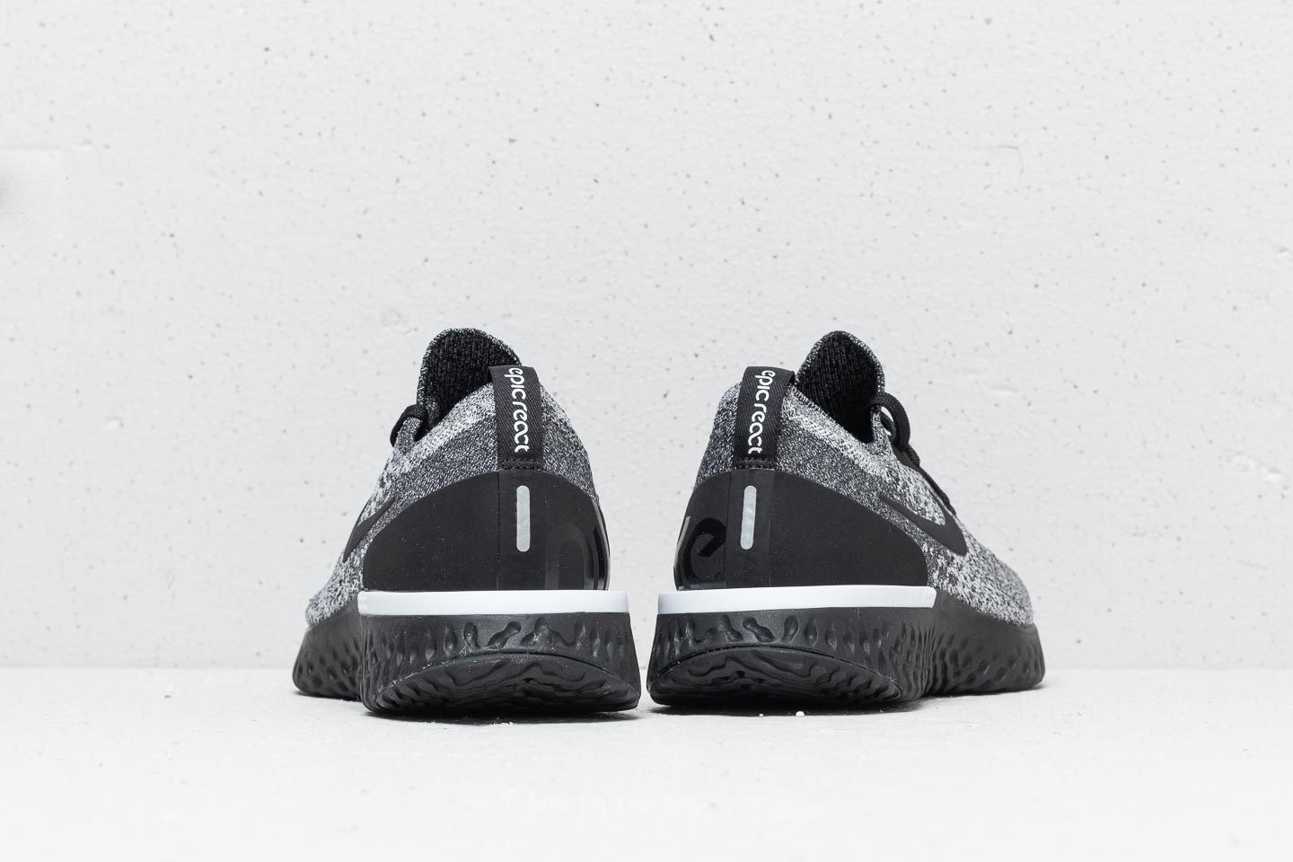Buty męskie Nike Epic React Flyknit Black/ Black-White