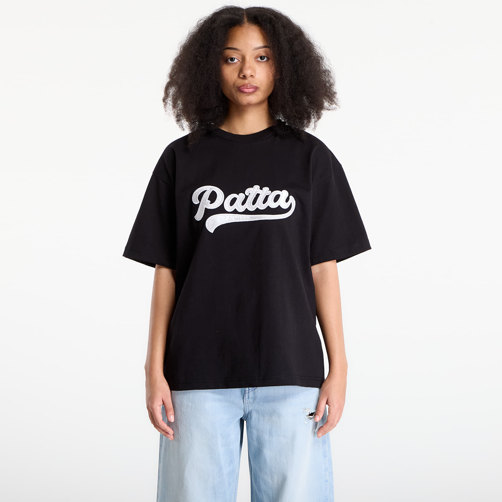  T-shirt Patta Logo Tail T-shirt Unisex Black M 