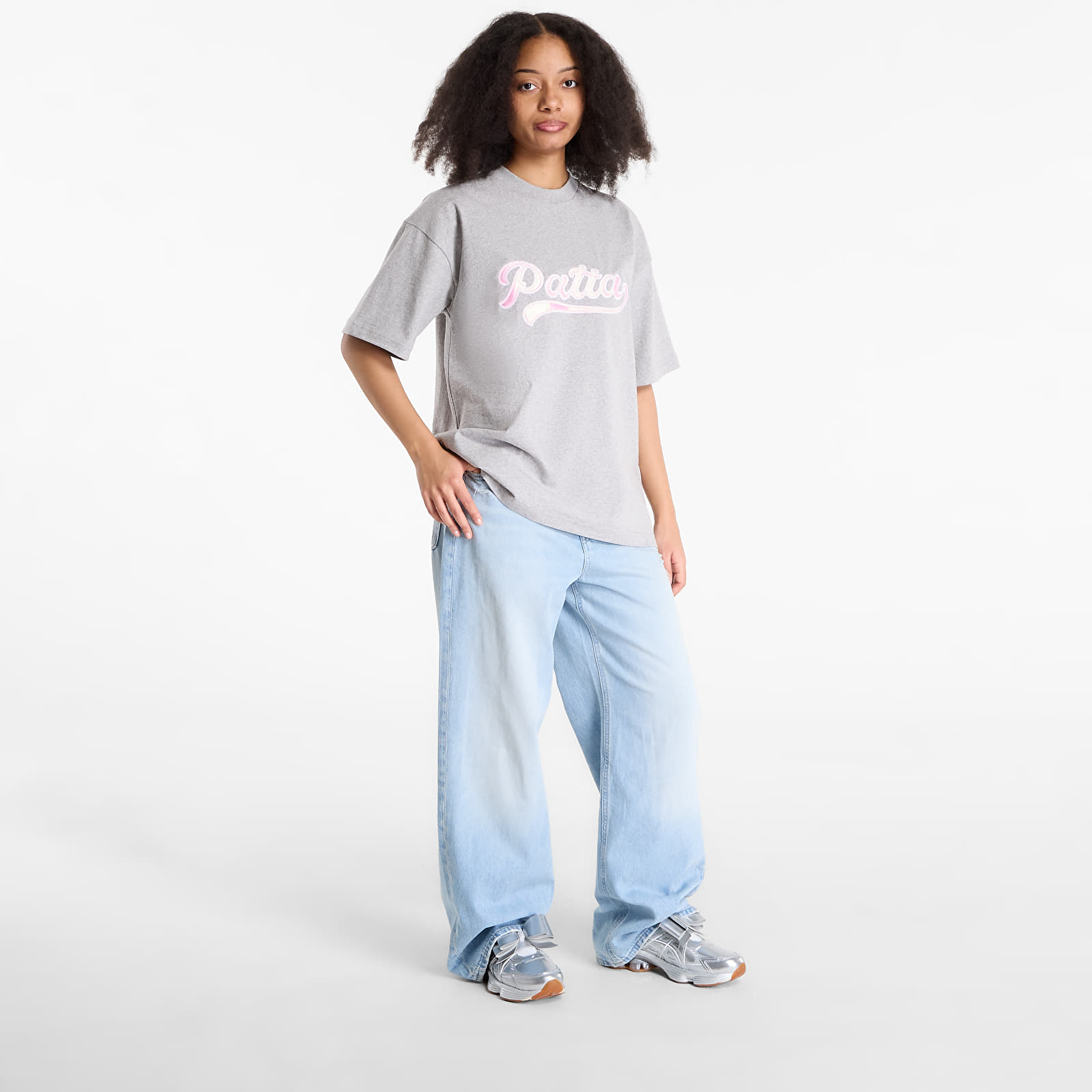 Camisetas Patta Logo Tail T-Shirt UNISEX Grey heather