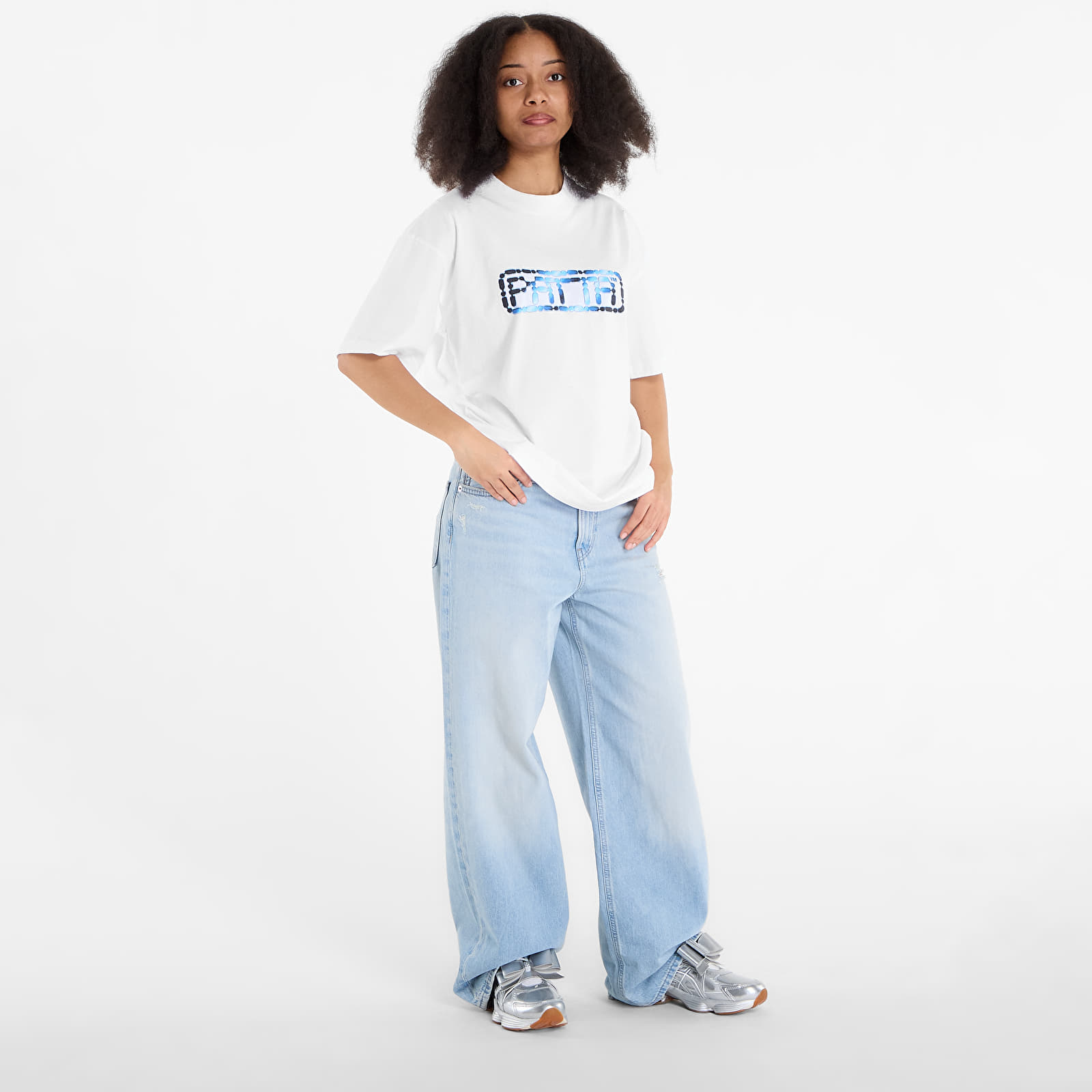 Trička Patta Bike Chain T-Shirt UNISEX White