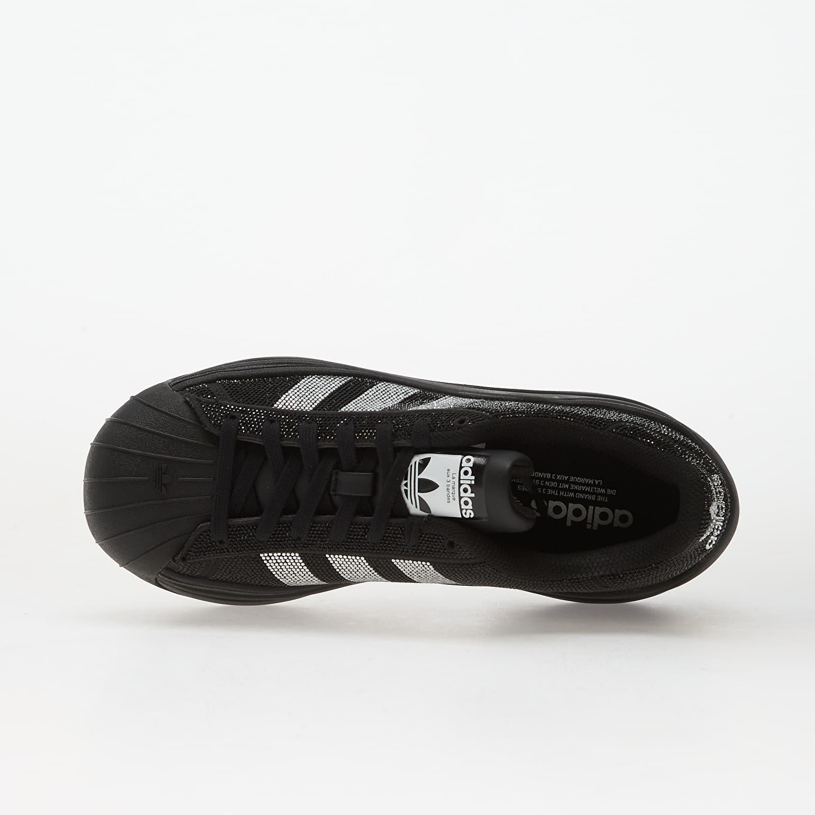 Γυναικεία παπούτσια adidas Superstar Bold Core Black/ Silver Metallic/ Ftw White