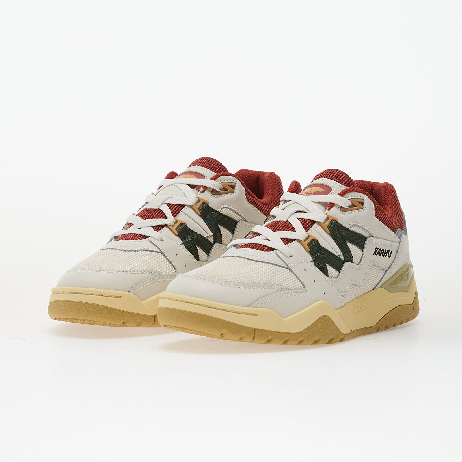Herren Sneaker und Schuhe Karhu Fusion XT Blanc De Blanc/ Pineneedle