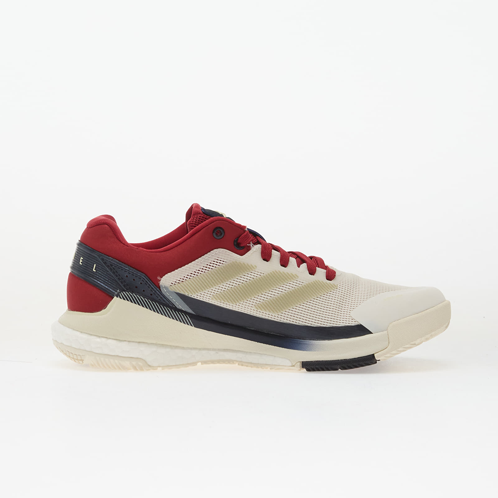Damen Sneaker und Schuhe adidas Crazyquick Boost Padel Chalk White/ Ice Gold Met./ Team Victory Red