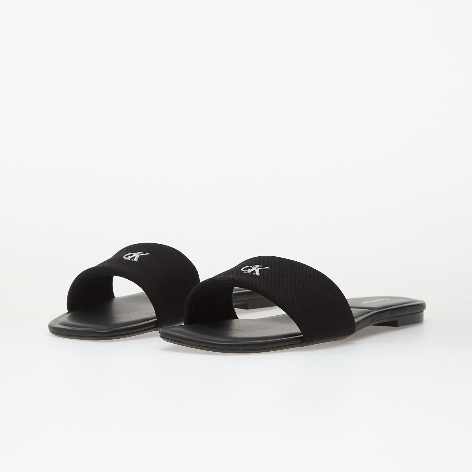 Naiste jalatsid Calvin Klein Square Flat Sandal Can Black