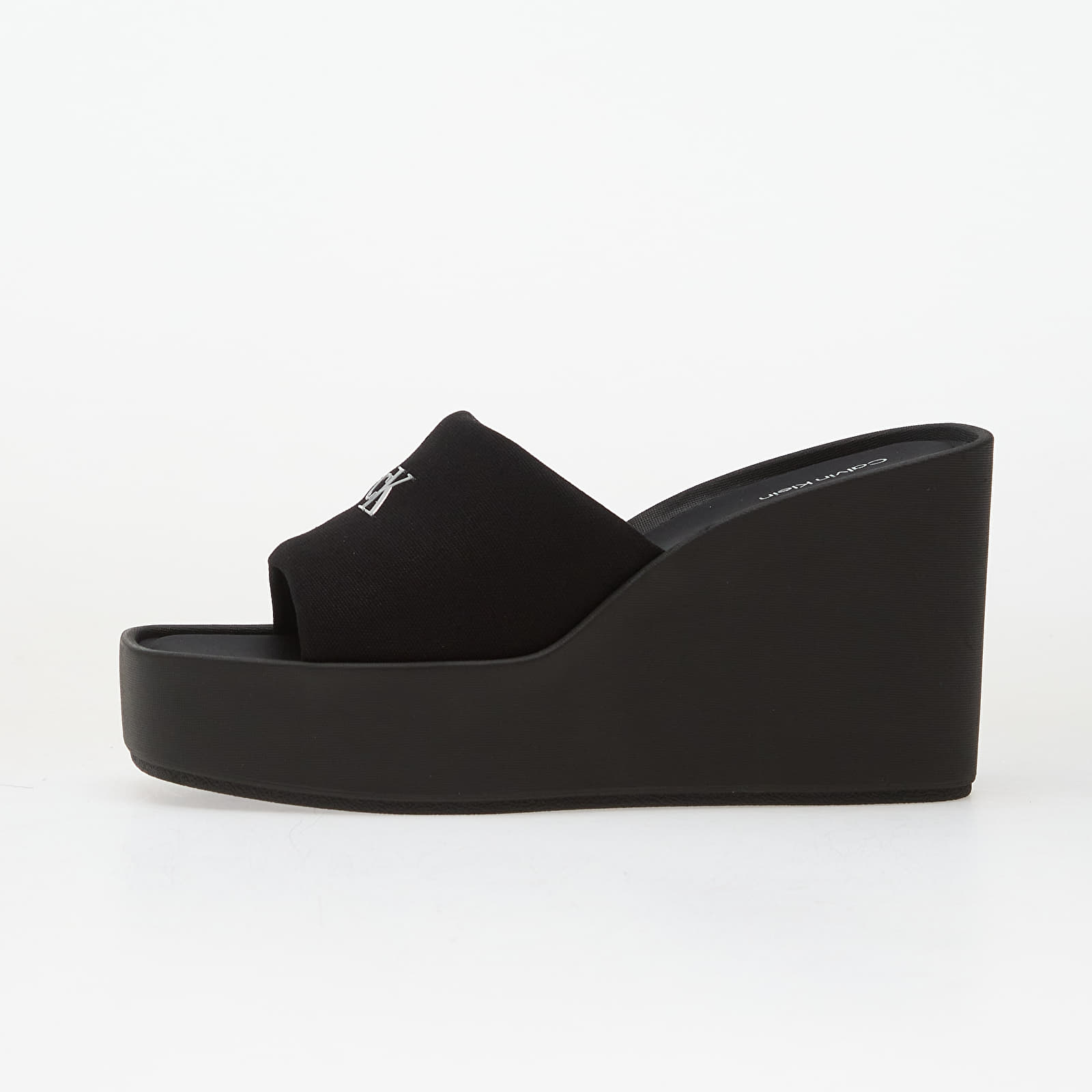 Slides Calvin Klein Wedge 70 Sandal Canv Black