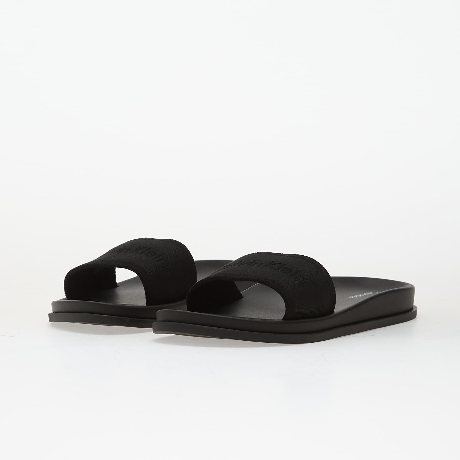 Slides Calvin Klein City Sandal Mule Web Black