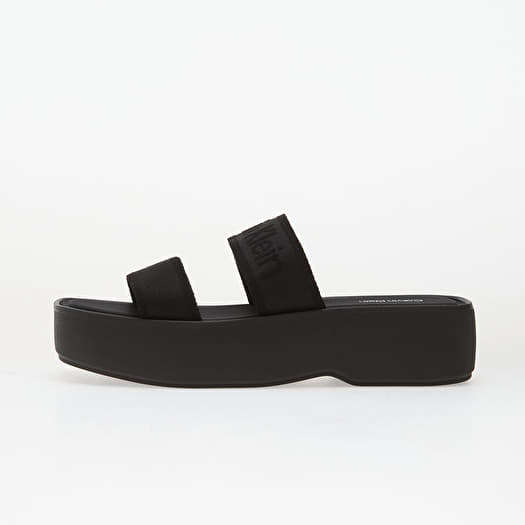 Calvin Klein Flatform Sandal Webbin Black