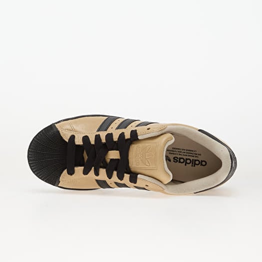 Women's shoes adidas Superstar II Crystal Linen/ Core Black/ Gold Met.  (IH6661) | Footshop