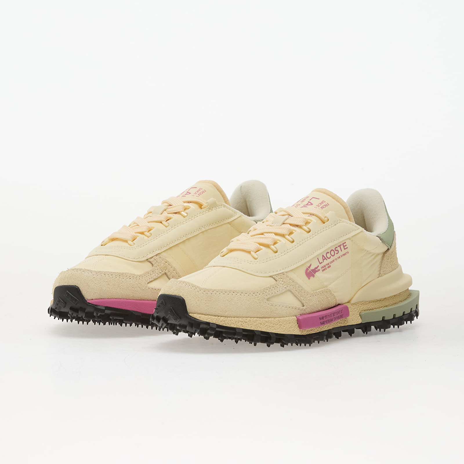 Chaussures et baskets femme LACOSTE Elite Active Off White/ lt khaki