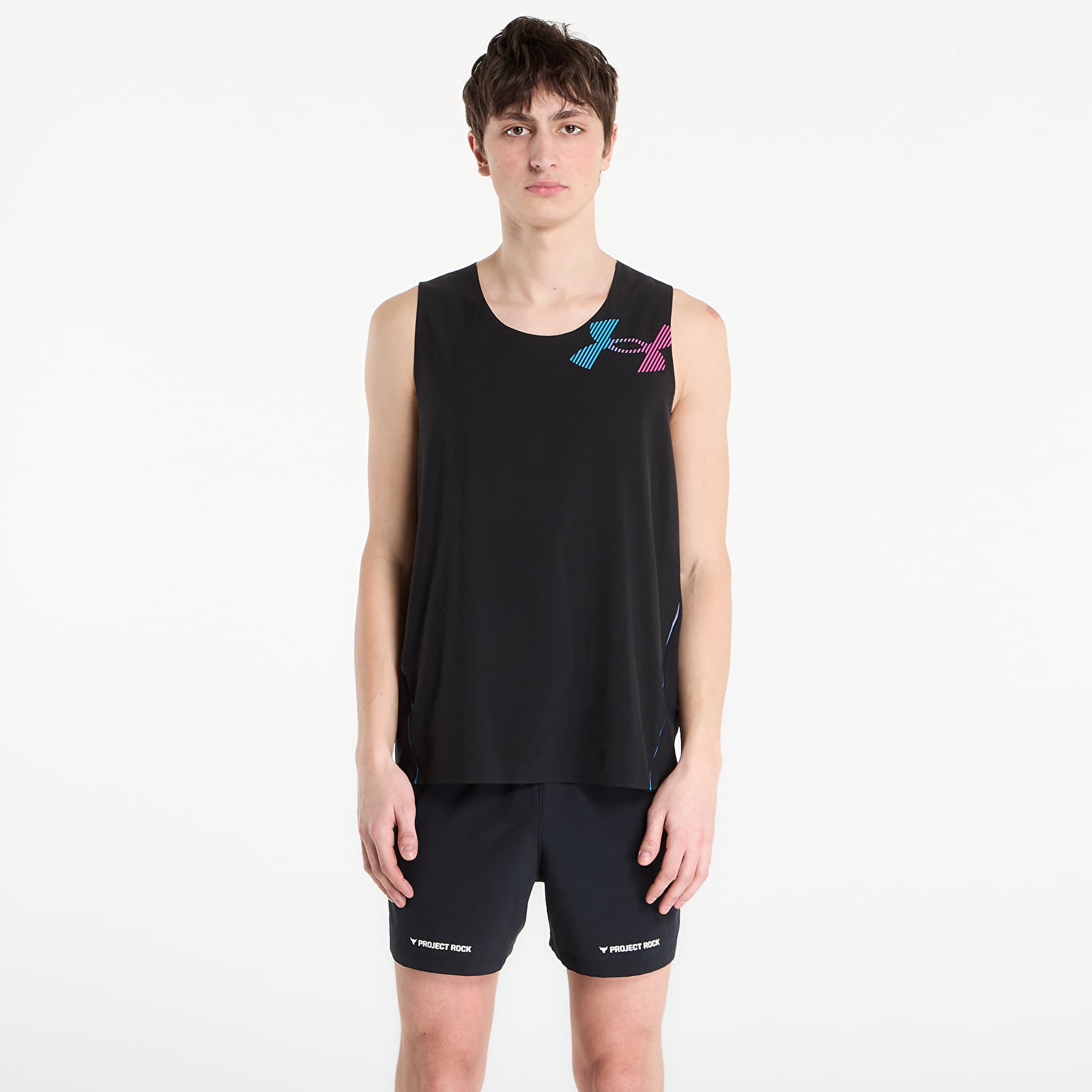 Men's tank tops Under Armour Velociti Elite Singlet Black