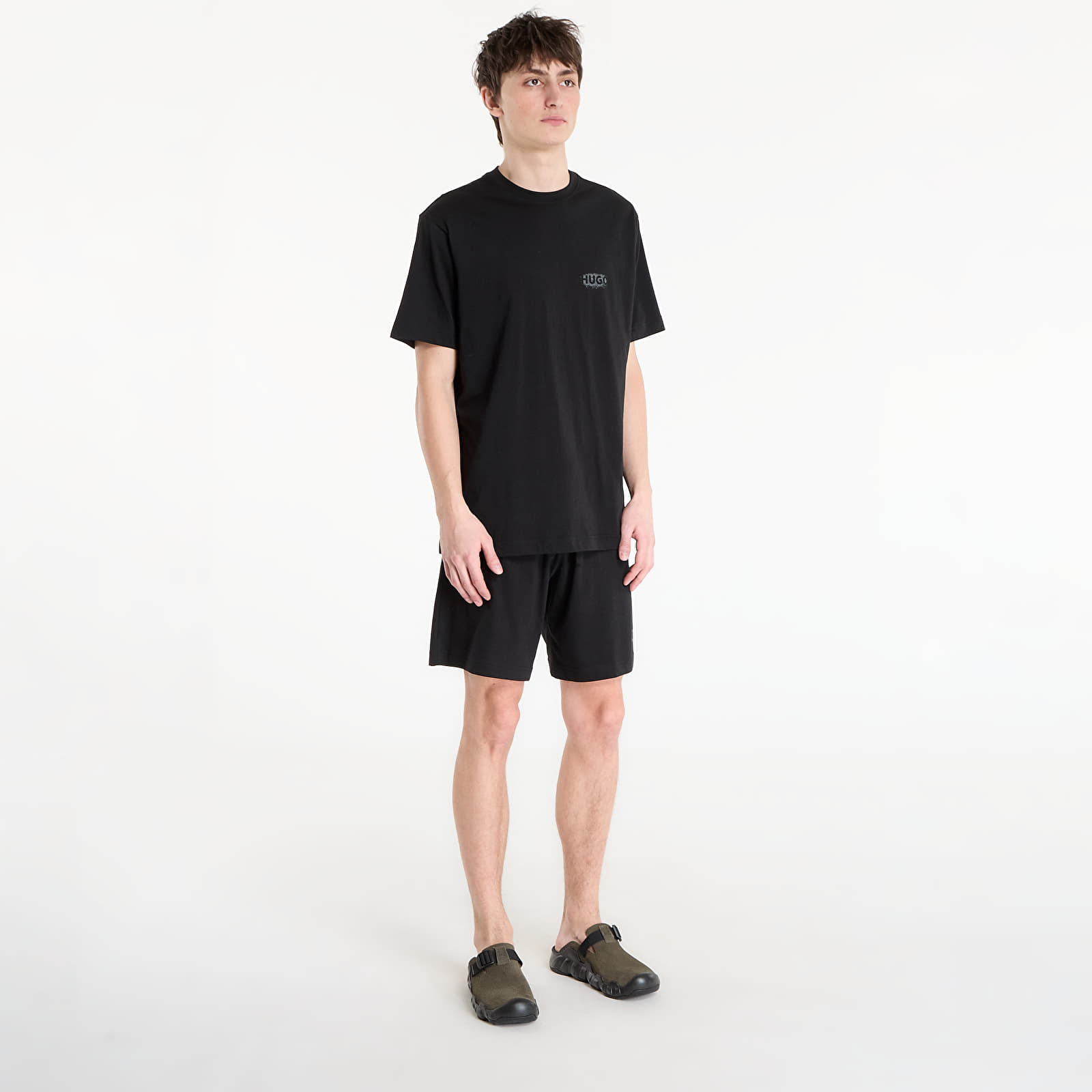 Trička Hugo Boss Spray T-Shirt Black