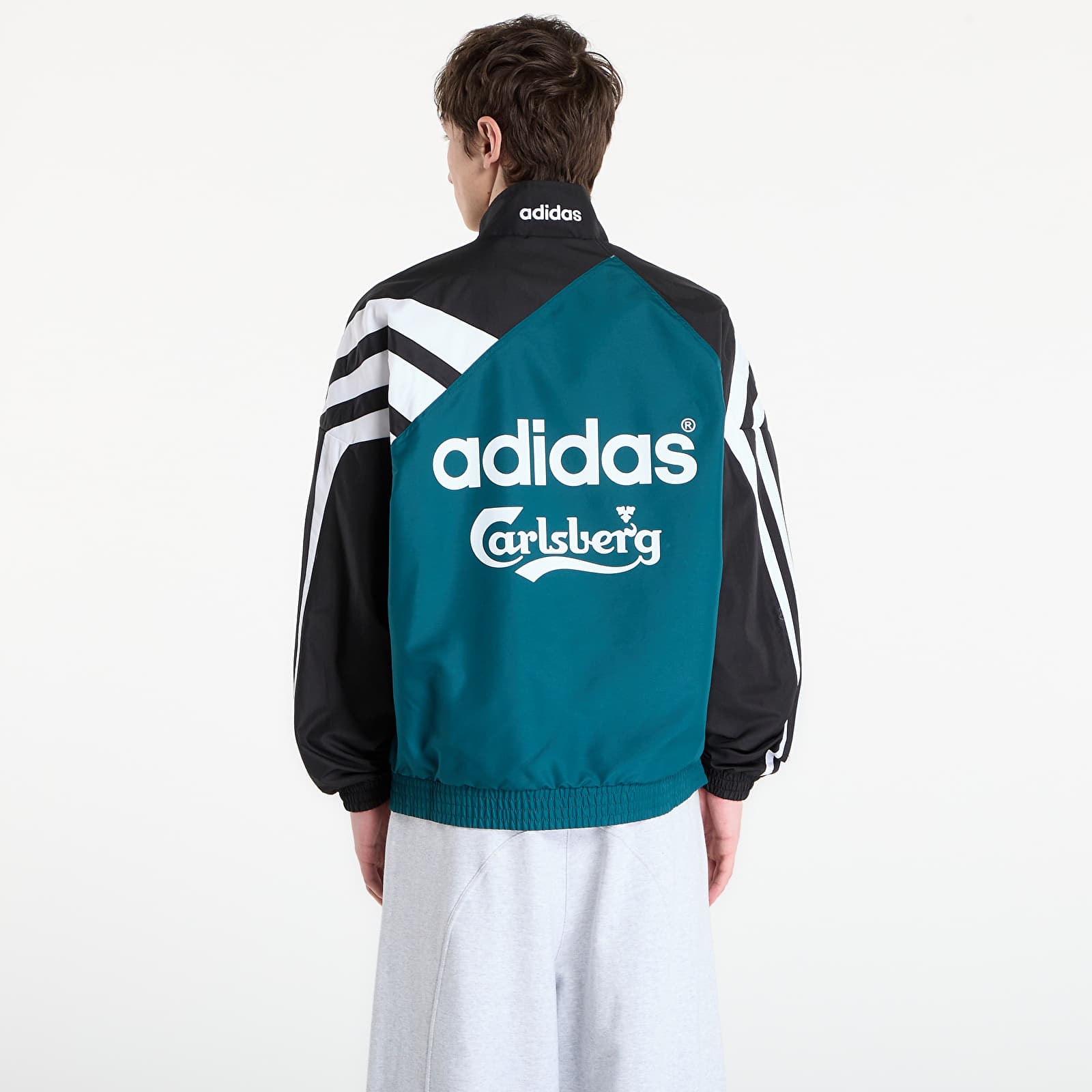 Vyriški džemperiai su gobtuvais adidas Liverpool Fc Track Top 95 Rich Green/ Black