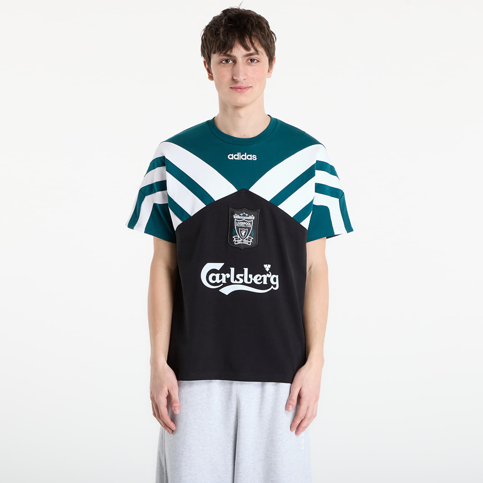 Тениска adidas Liverpool Fc T-Shirt 95 Black/ Rich Green L