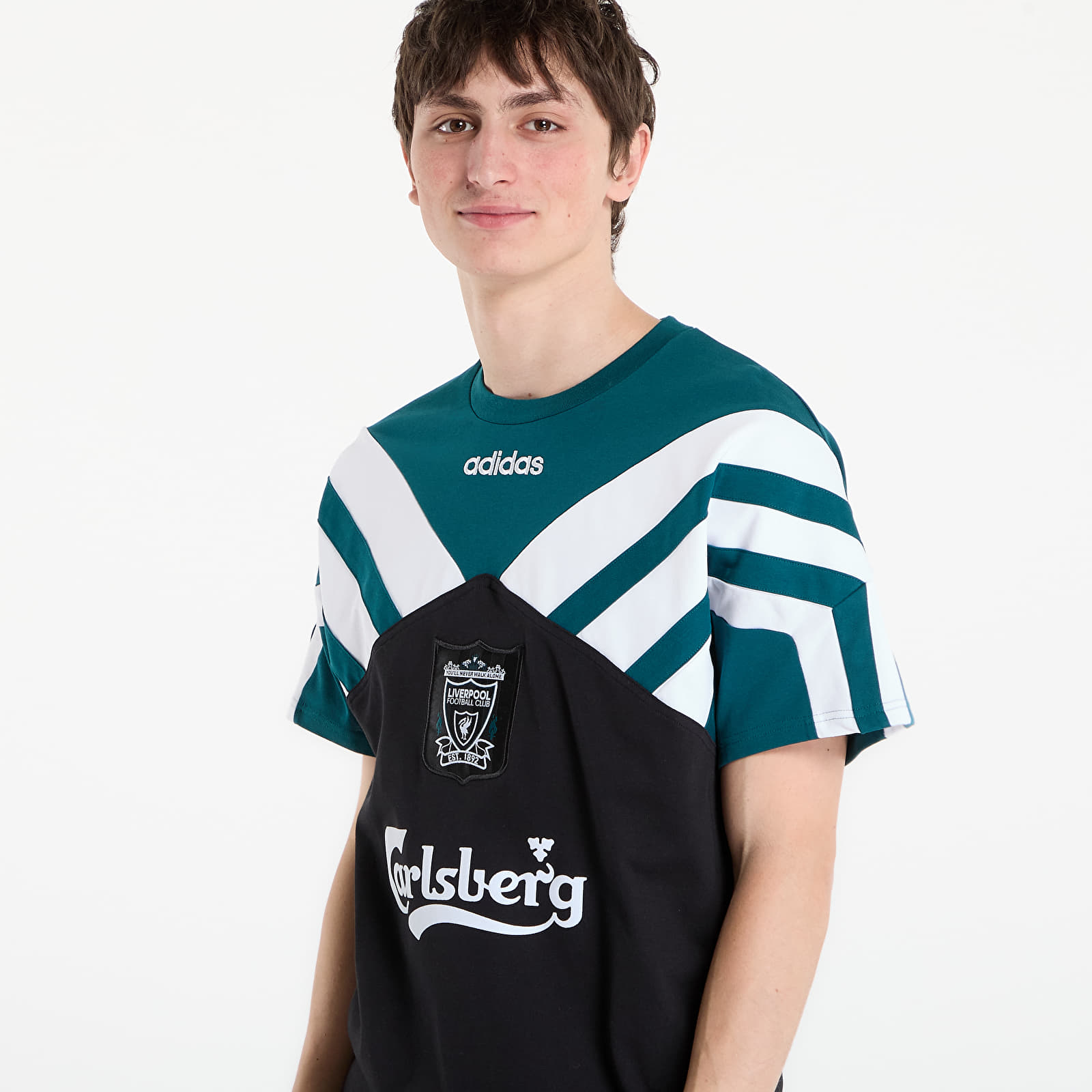 Men's T-shirts adidas Liverpool Fc T-Shirt 95 Black/ Rich Green