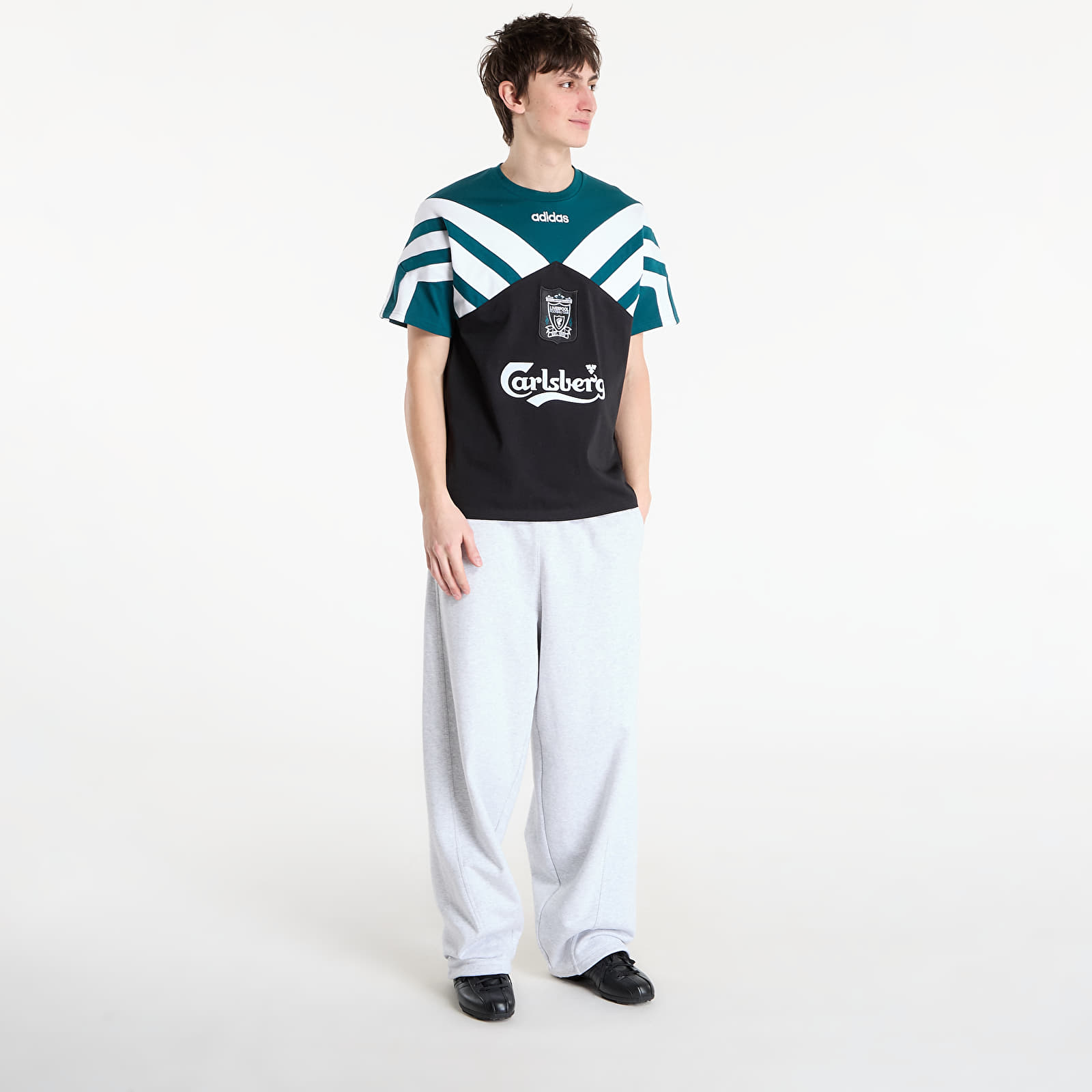 Men's T-shirts adidas Liverpool Fc T-Shirt 95 Black/ Rich Green