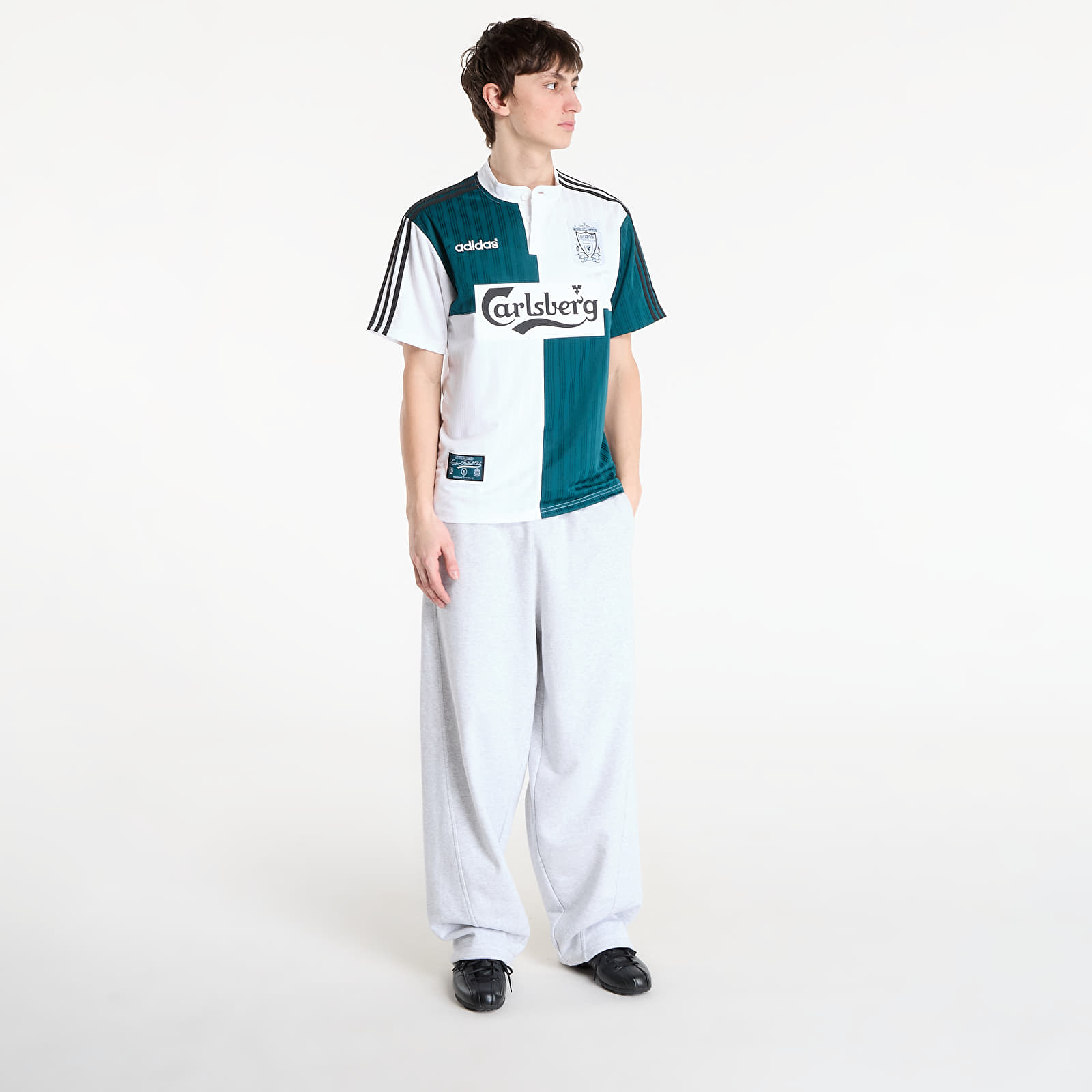 Camisetas de hombre adidas Liverpool Fc Away Jersey 95 White/ Rich Green