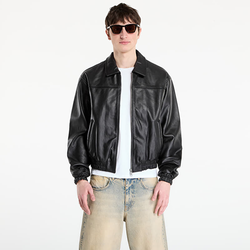 Veste Patta Leather Bomber Jacket UNISEX Black