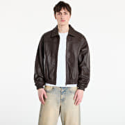 Patta Leather Bomber Jacket UNISEX Coffee Bean