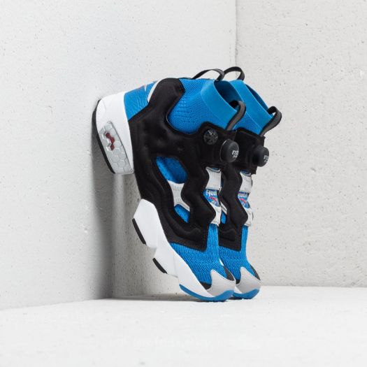 Men s shoes Reebok Instapump Fury OG Ultraknit Echo Blue Black Steel Silver Footshop