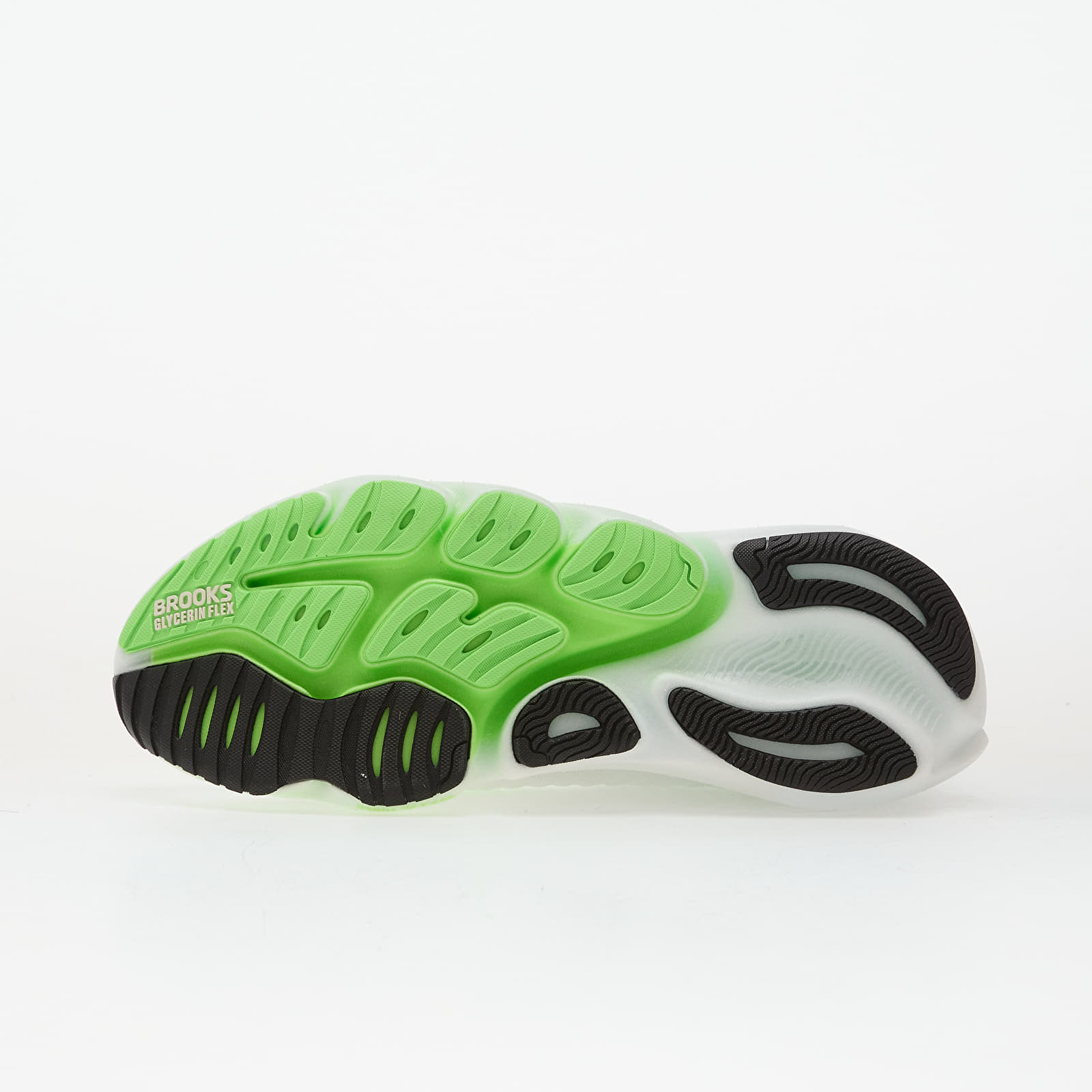 Herren Sneaker und Schuhe Brooks Glycerin Flex M White/ Green Gecko