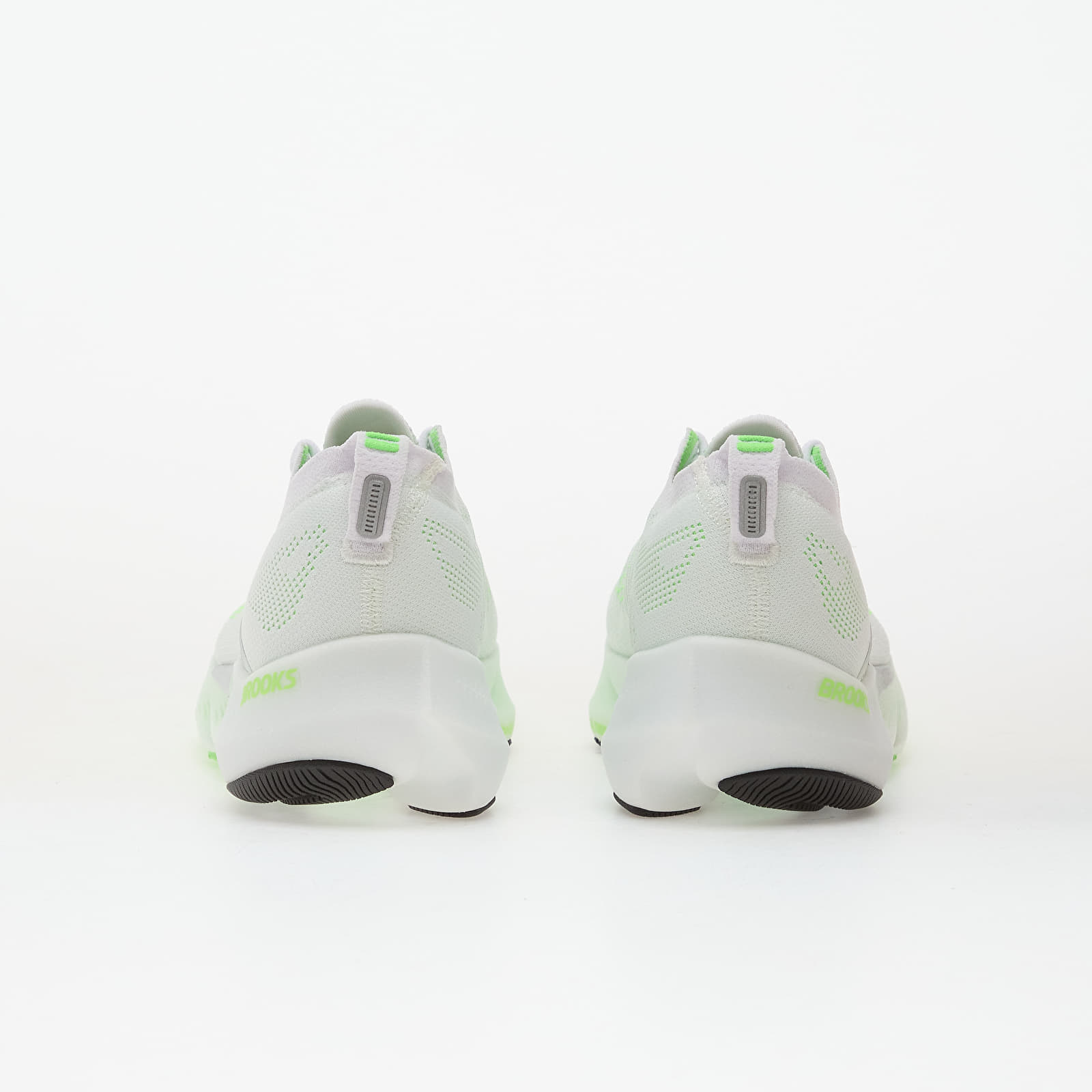 Herren Sneaker und Schuhe Brooks Glycerin Flex M White/ Green Gecko