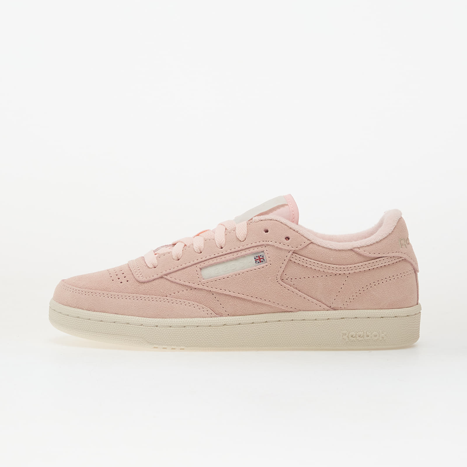 Herren Sneaker und Schuhe Reebok Club C 85 Chalk/ Pure Pink/ Alabaster