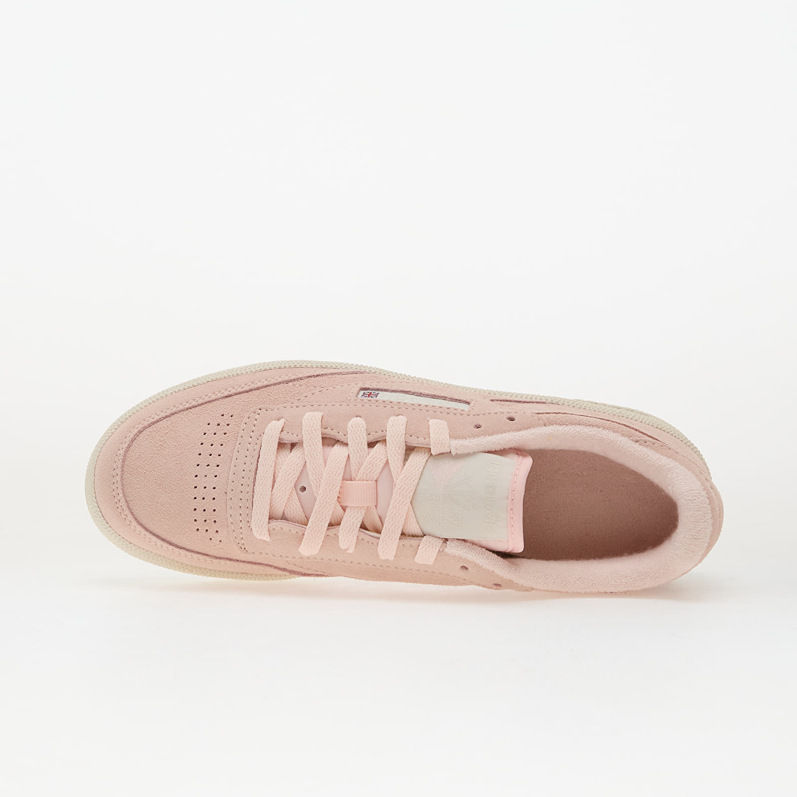 Herren Sneaker und Schuhe Reebok Club C 85 Chalk/ Pure Pink/ Alabaster