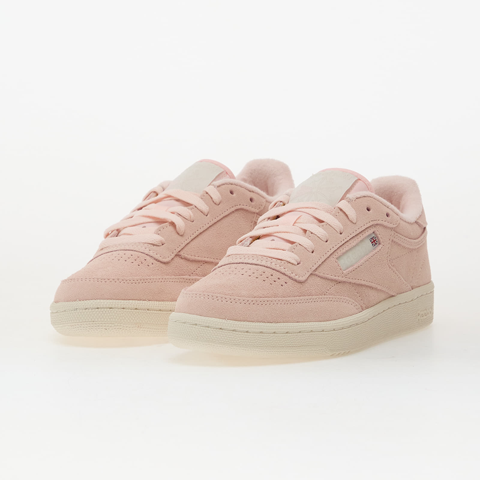 Herren Sneaker und Schuhe Reebok Club C 85 Chalk/ Pure Pink/ Alabaster