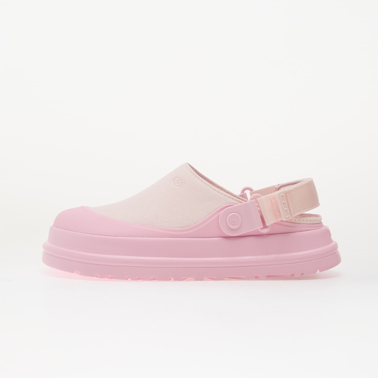 Šľapky UGG W Goldenglow Canvas Clog Pink Diamond