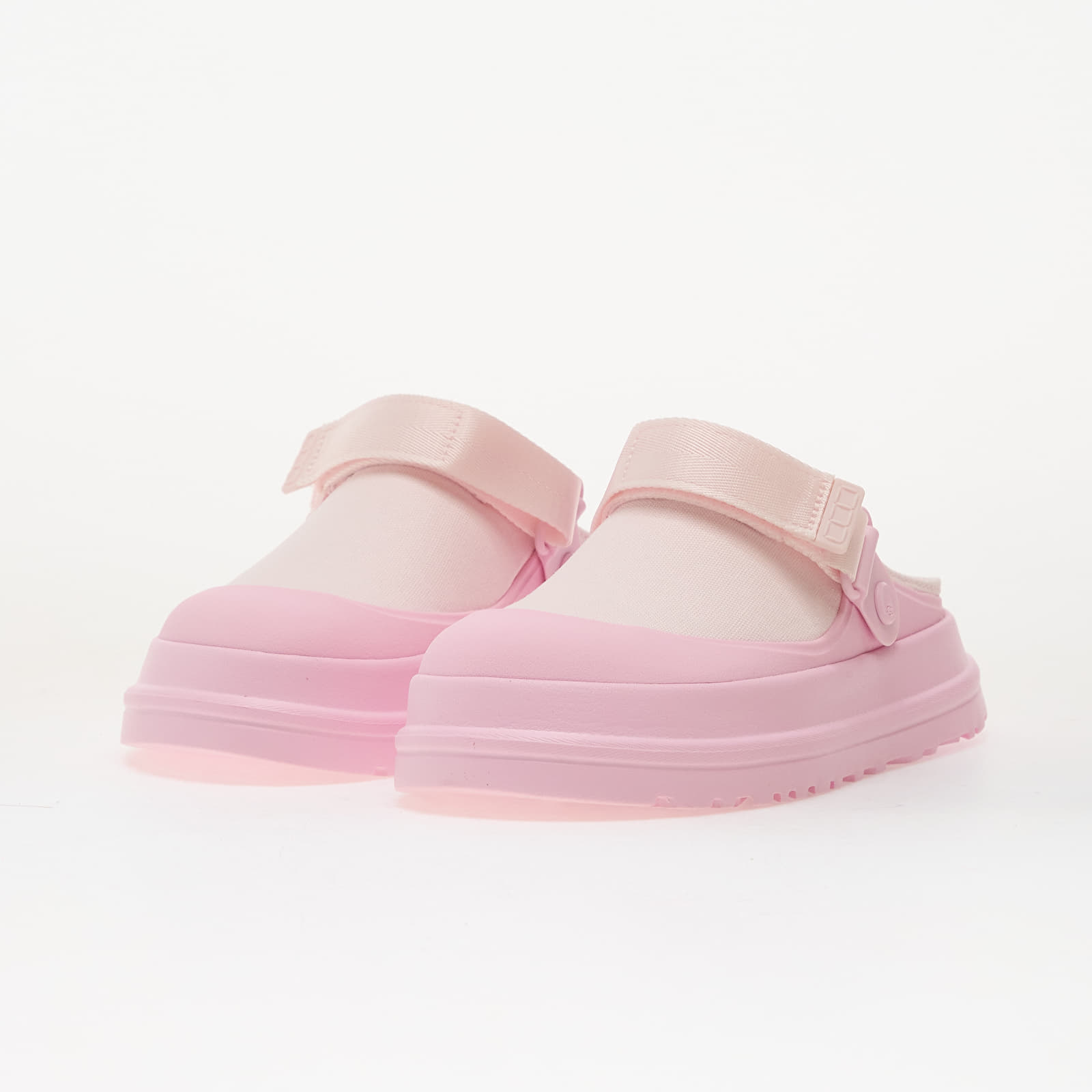 Šľapky UGG W Goldenglow Canvas Clog Pink Diamond