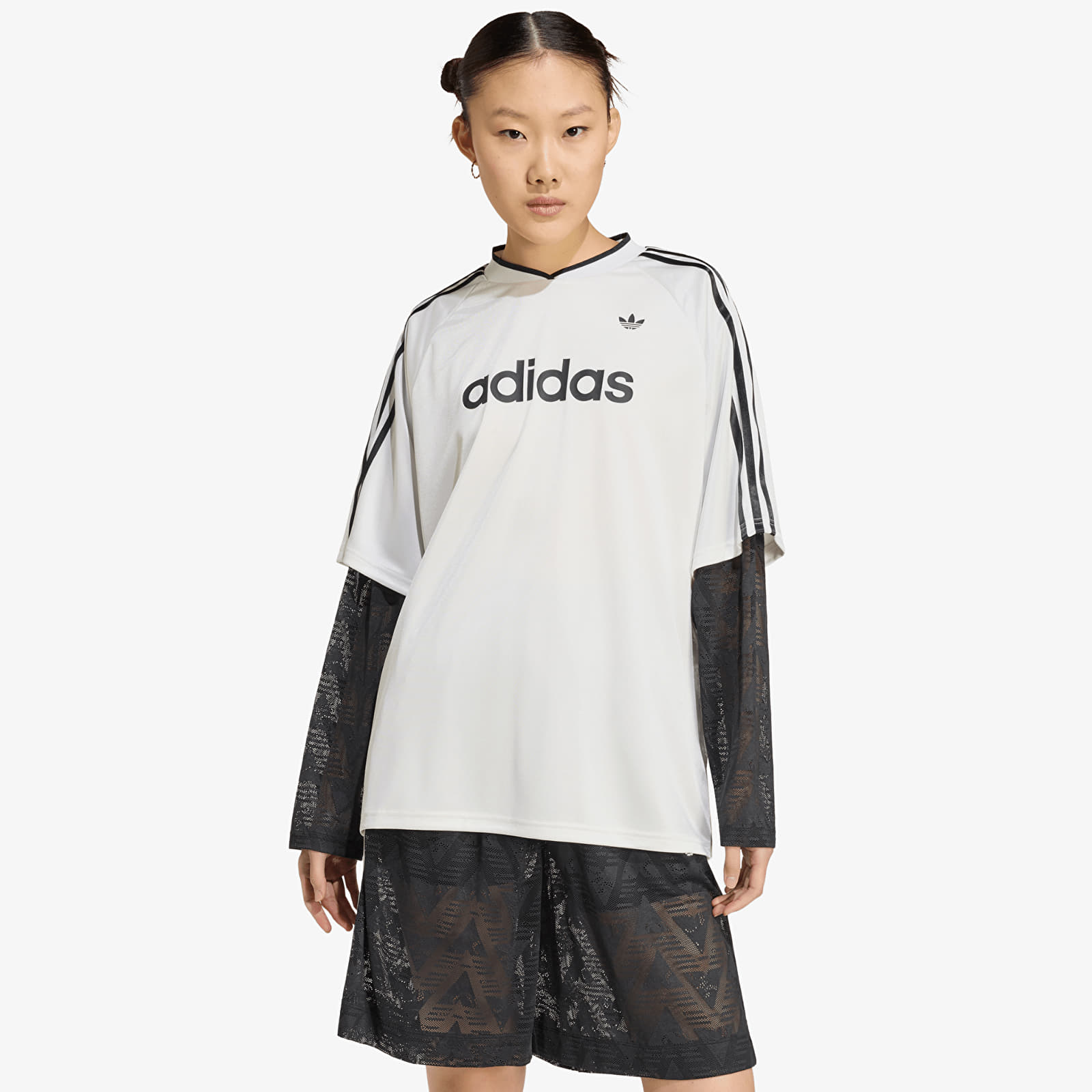 Women's jerseys adidas Lace Long-Sleeve Jersey Cloud White