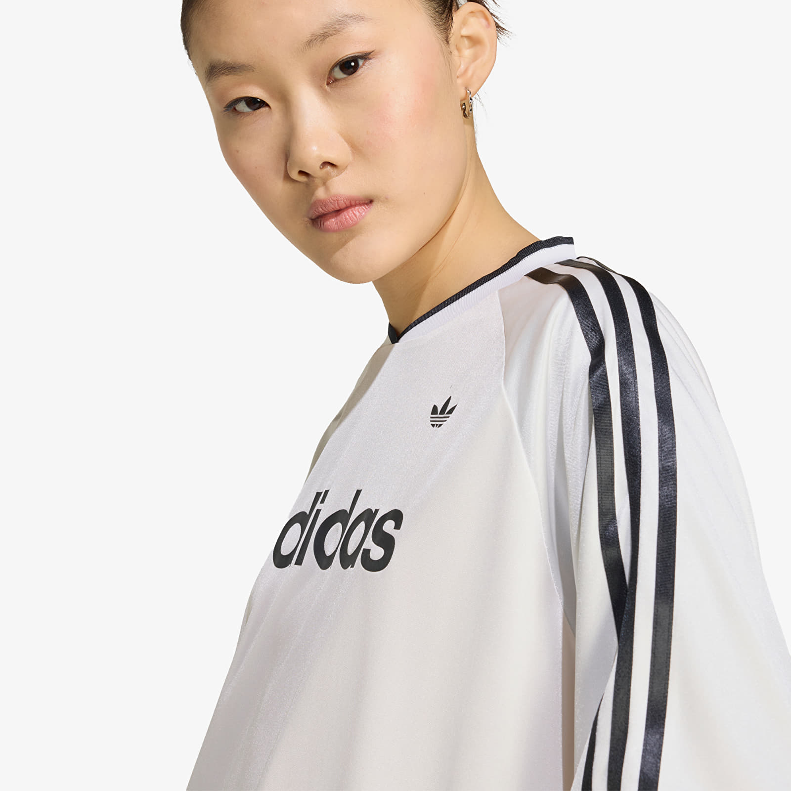 Women's jerseys adidas Lace Long-Sleeve Jersey Cloud White