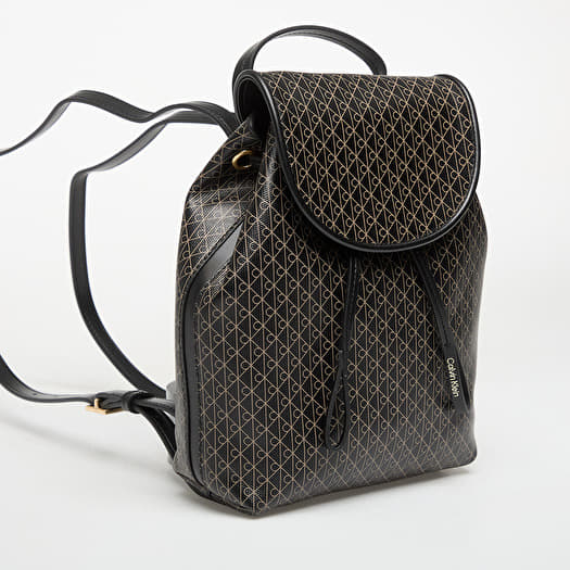 black leather women backpack Marley Teardrop Multi Zip Backpack