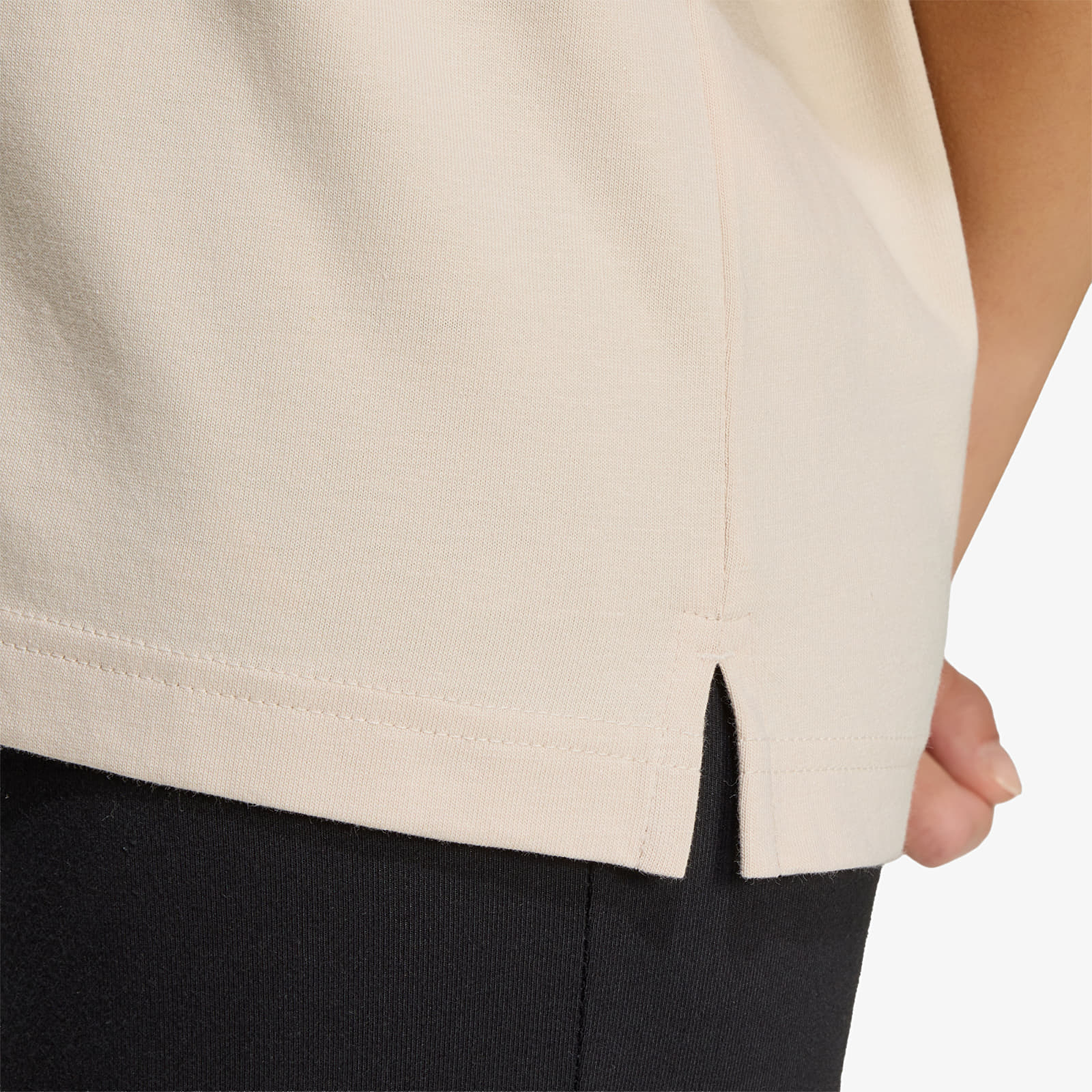 Damen T-Shirts adidas 3-Stripes Studio T-Shirt Crystal Linen