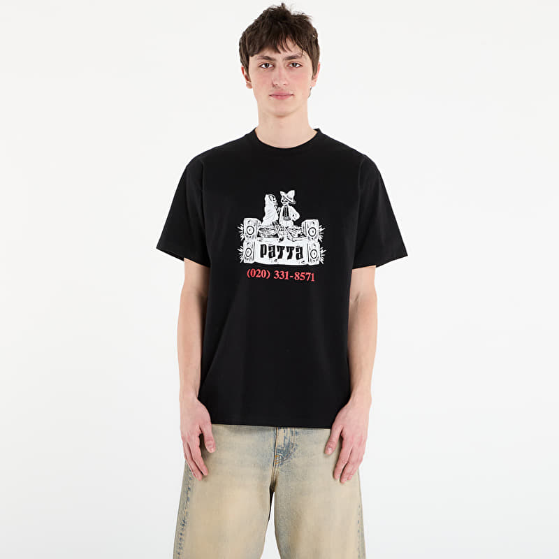 Maglietta Patta DJ Skully T-Shirt UNISEX Black