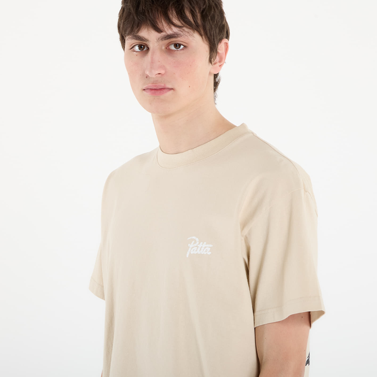  T-shirt Patta Croco T-shirt Unisex Oatmeal Xl 