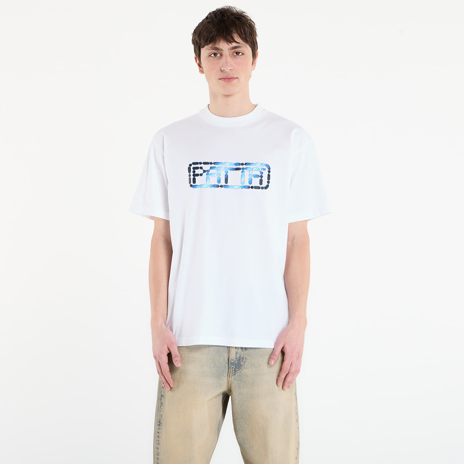 Trička Patta Bike Chain T-Shirt UNISEX White