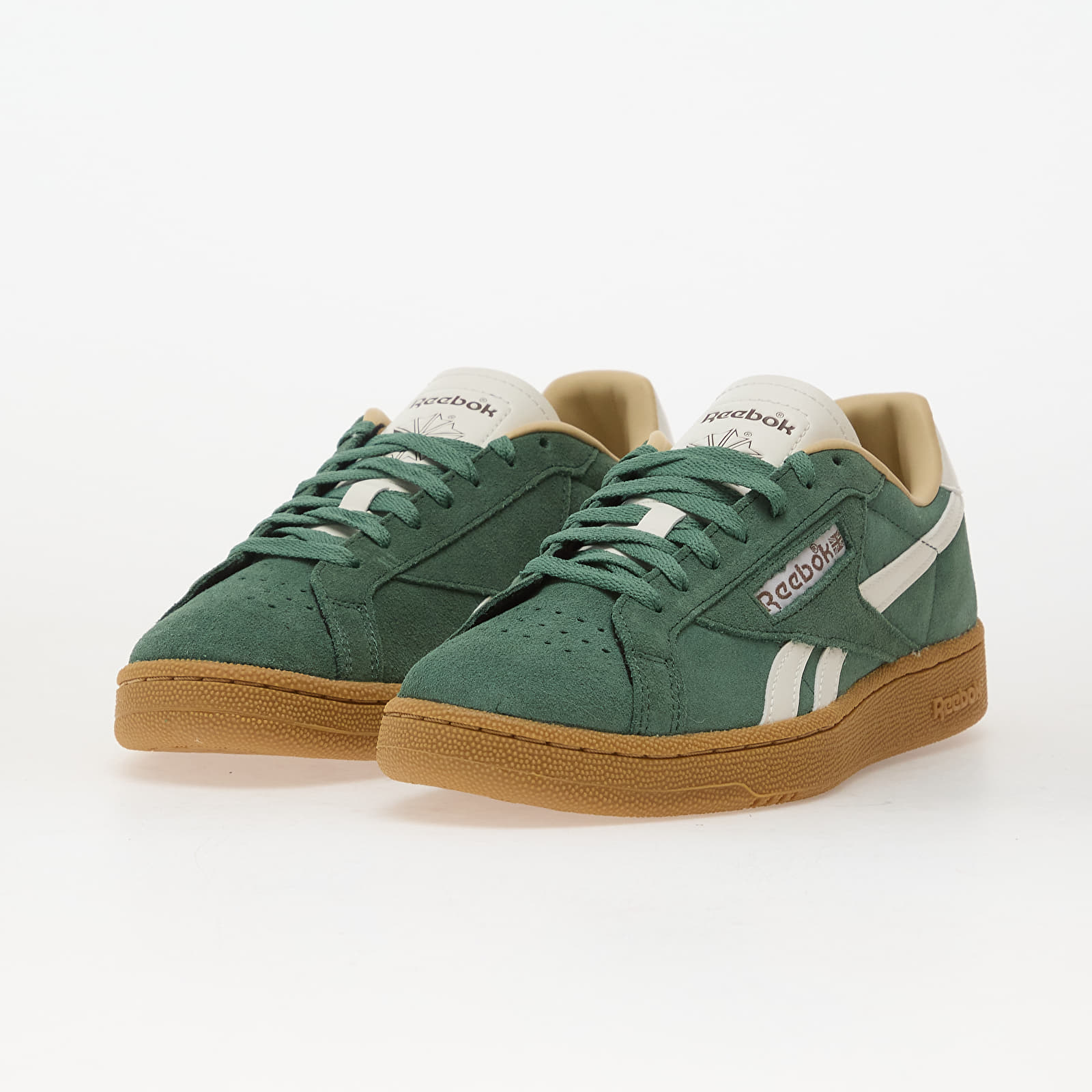 Herren Sneaker und Schuhe Reebok Club C Grounds Uk Field Green/ Chalk/ Gum