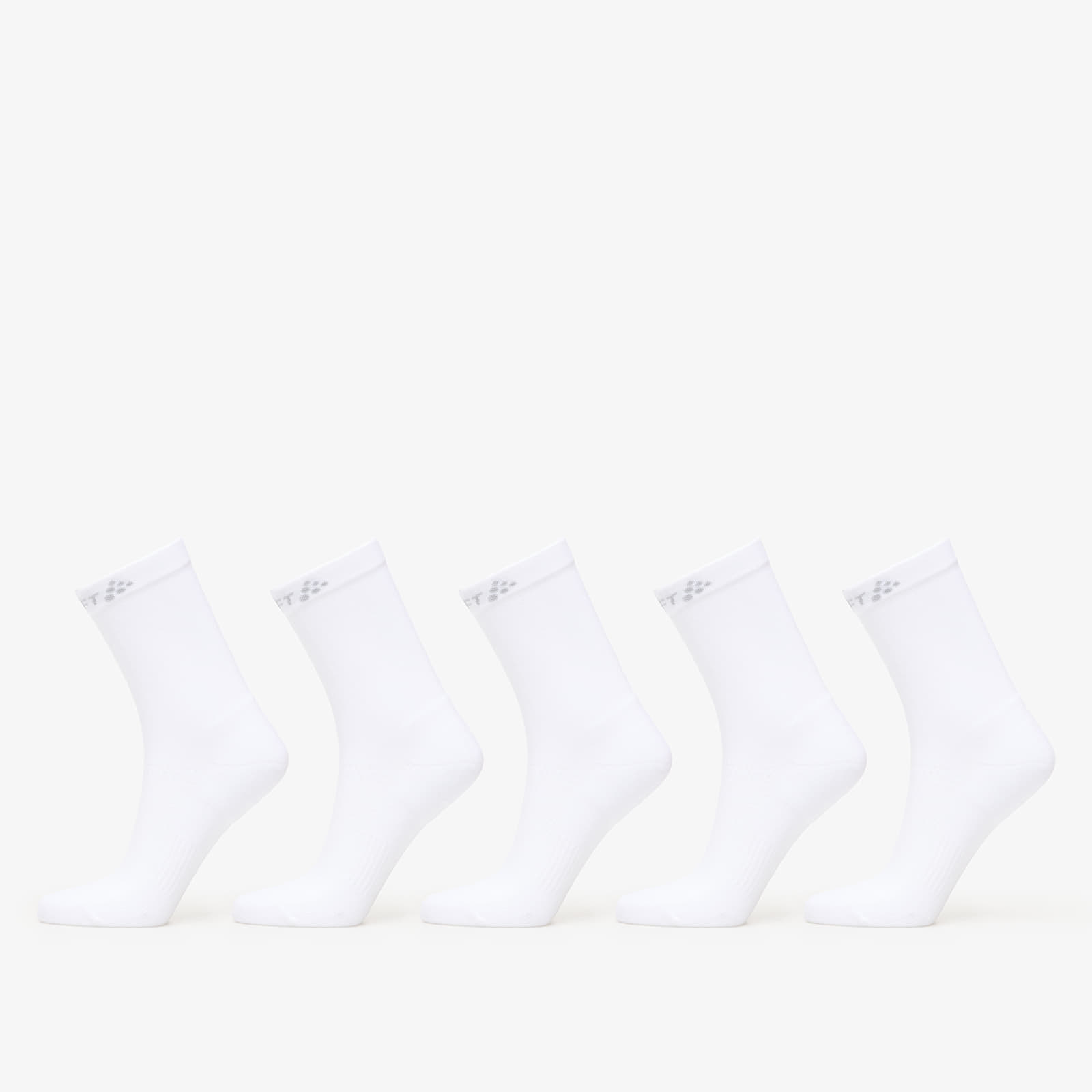 Miesten sukat Craft Core Dry High Sock 5-Pack White