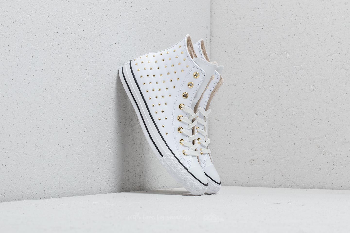 Converse all star white gold on sale