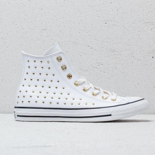 Gold polka dot converse womens best sale