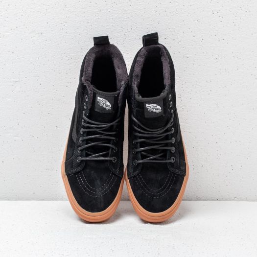 Men s shoes Vans Sk8 Hi MTE Black Gum Footshop