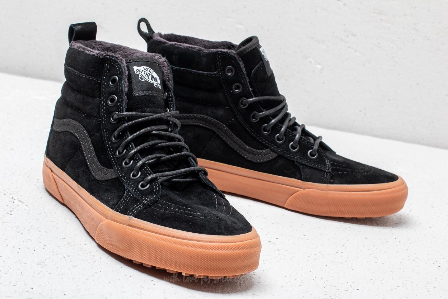 Vans sk8 hi mte black gum online