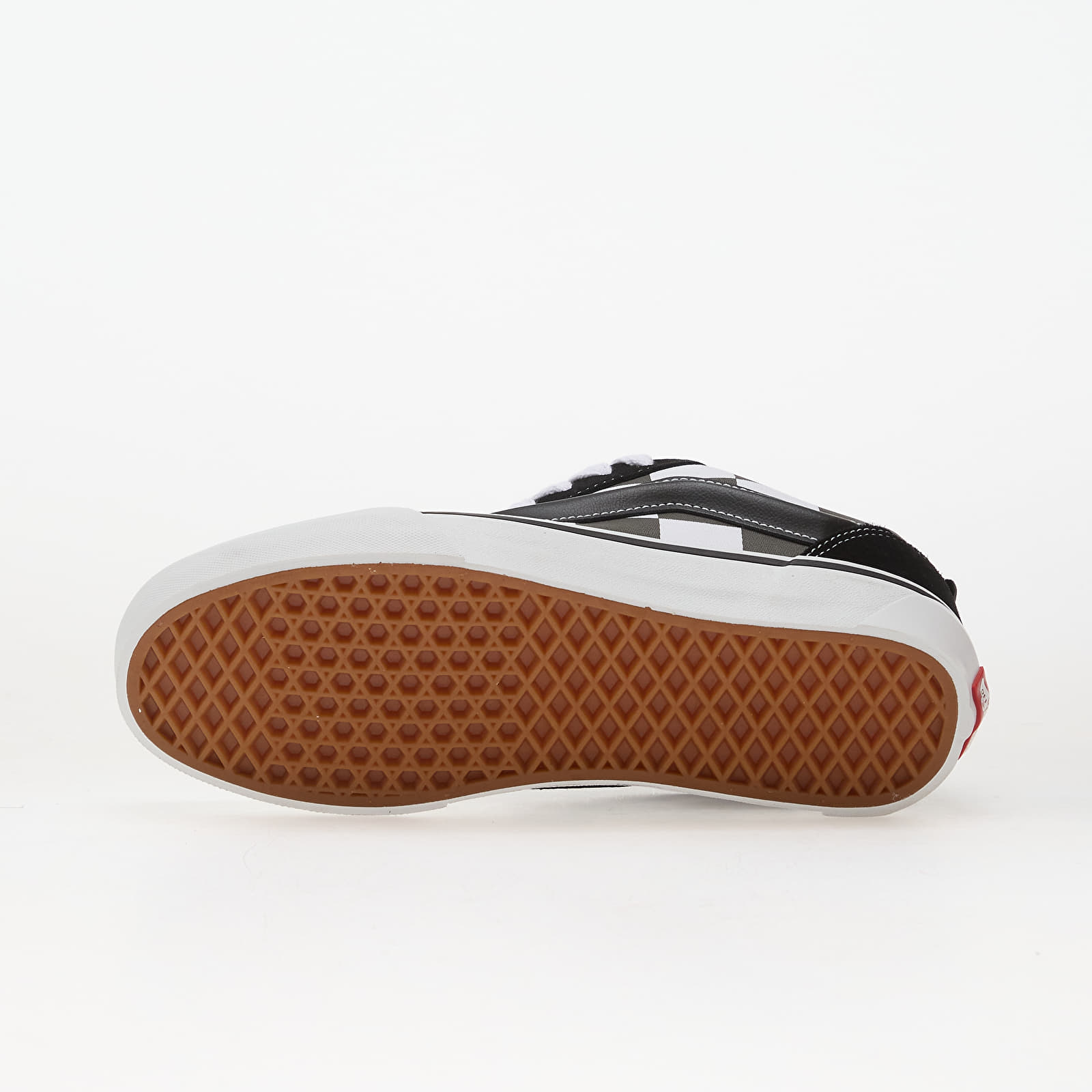 Scarpe uomo Vans Knu Skool Mega Check Gray Black