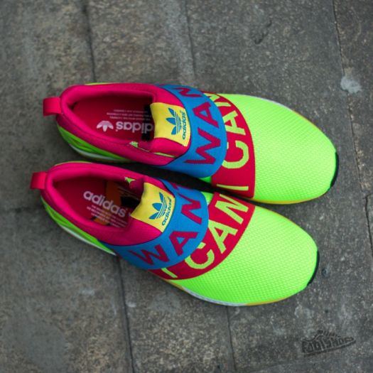 Adidas flux pink and green shop