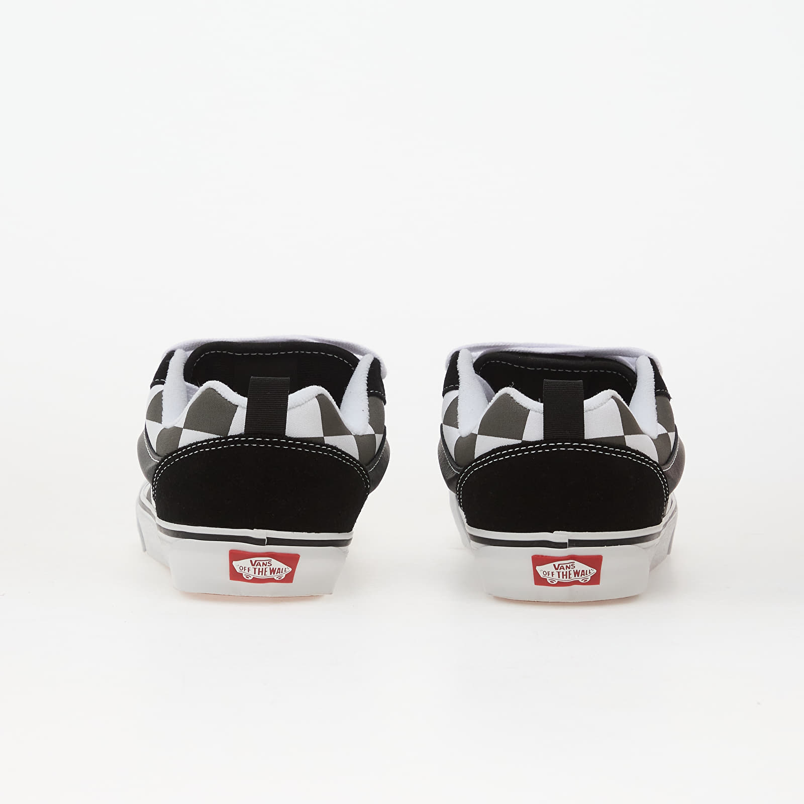 Scarpe uomo Vans Knu Skool Mega Check Gray Black