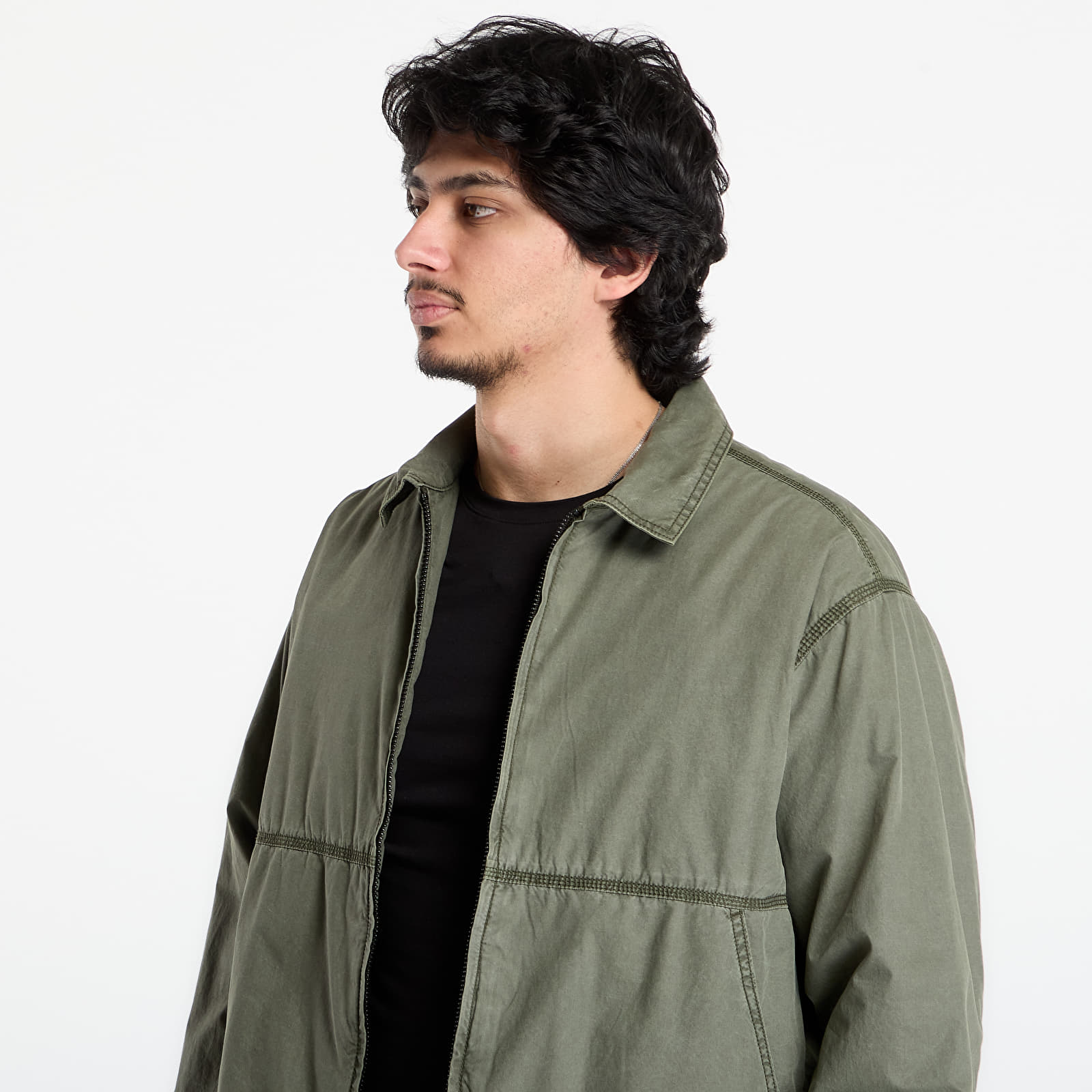 Giacche Vans Cotton Poplin Station Jacket Obsidian