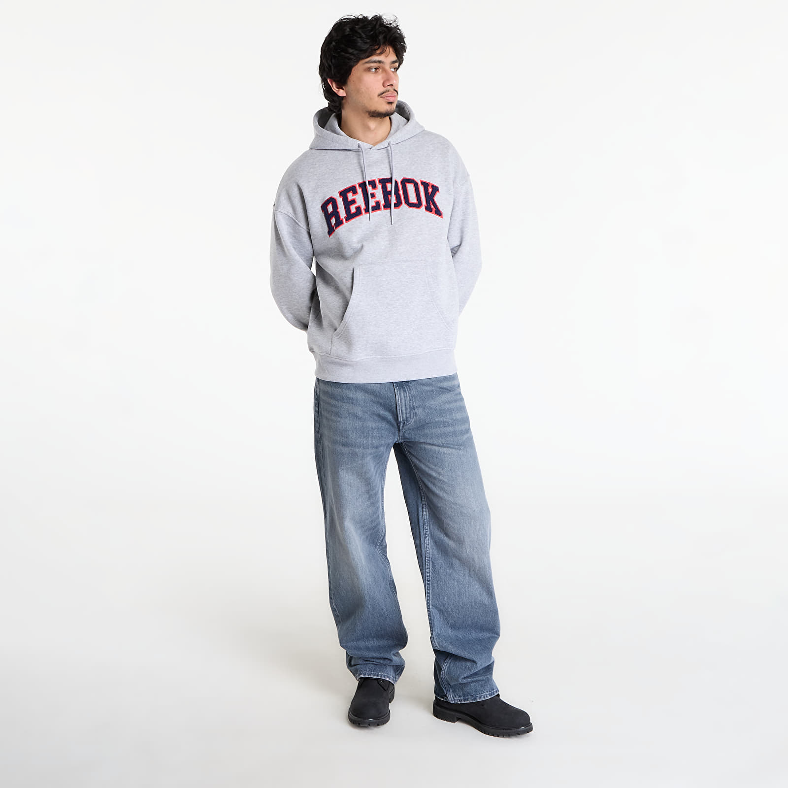 Sweatjacken und Sweatshirts Reebok Freshman Hoodie Athletic Grey Marl
